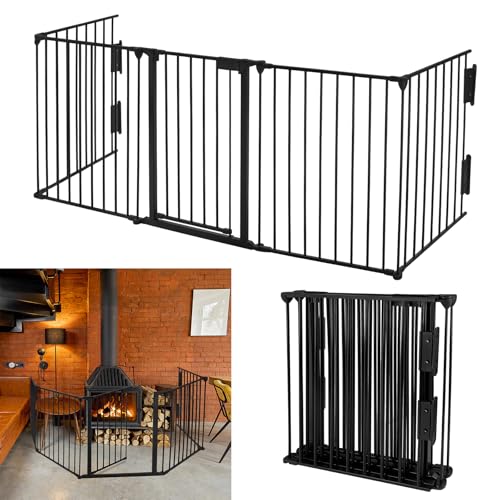 5 Panel Fireplace Safety Gate