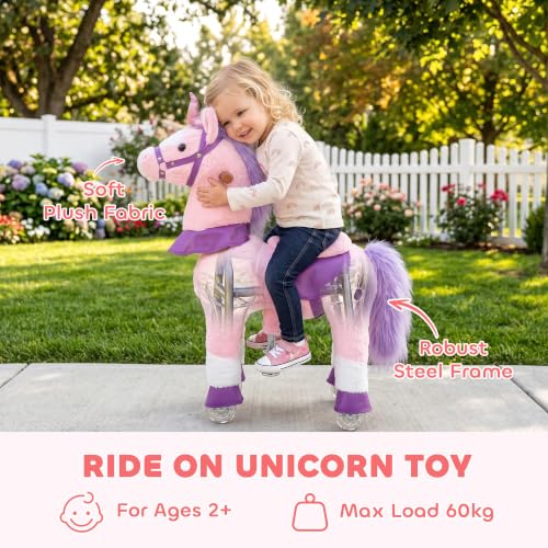 Pink Walking Horse Toy