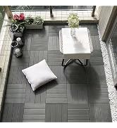12FT/366cm Sliding Barn Door Track Kit, Black for Double Wood Door | Quiet Rolling Track Anti-Sli...