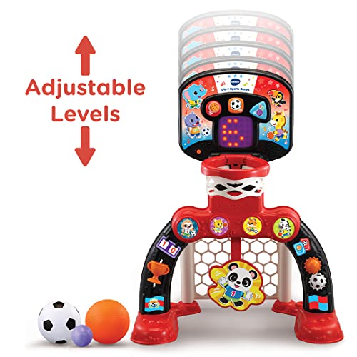 football and target play with an animated scoreboard that counts scores and cheers children on. Ages 12-36 months