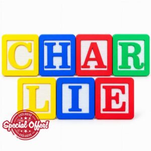 Personalised 7 Alphabet Wall Letters