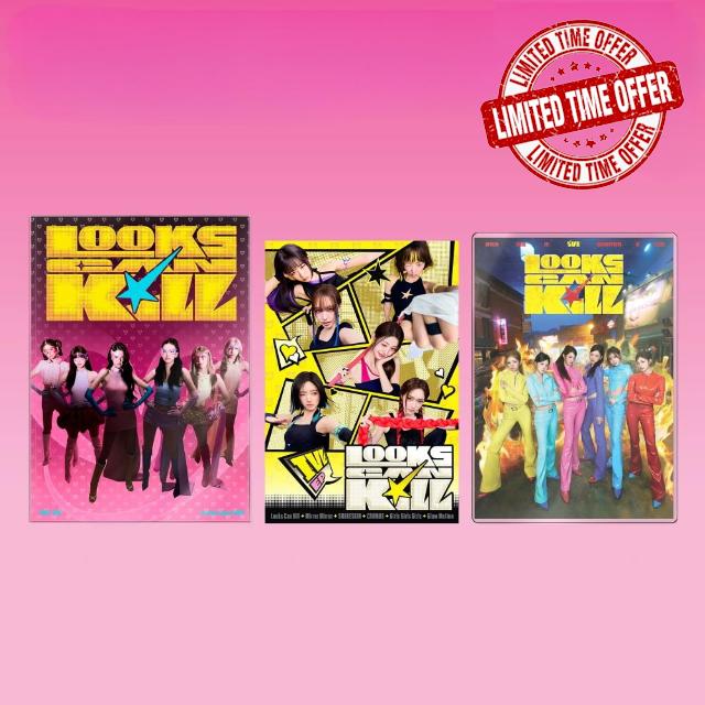 IVE Looks Can Kill EP Album+Pre-Order Gift (HERO COMICS ver.)
