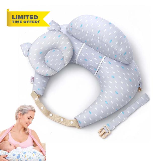 Ergonomic Nursing Pillow with Posture Support