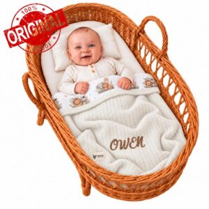 Personalised Baby Blanket with Embroidered Name