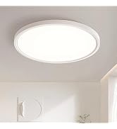 Round LED Ceiling Light IP44 Waterproof Bathroom Ceiling Lights 6000K | Ultra Slim Flush Light Fi...